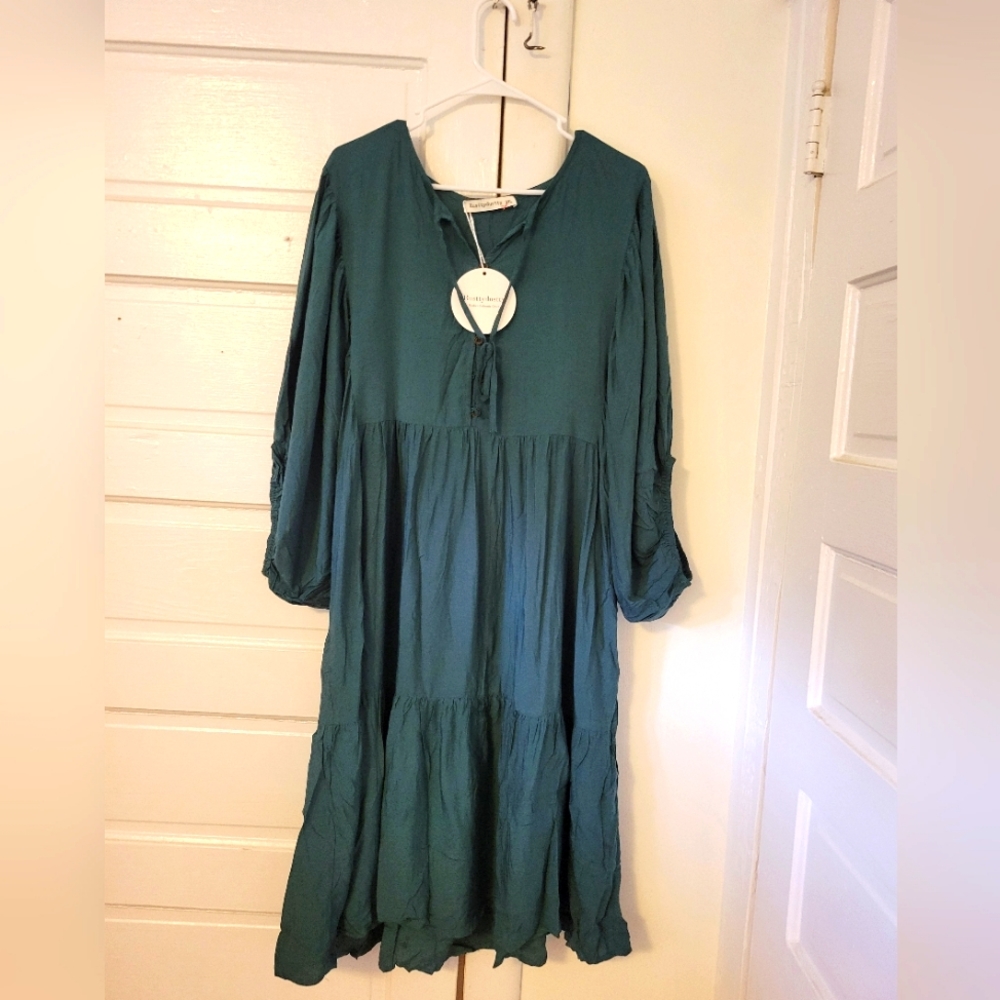 Rusttydustty Modern Bohemian Crush Dress 3XL NWT